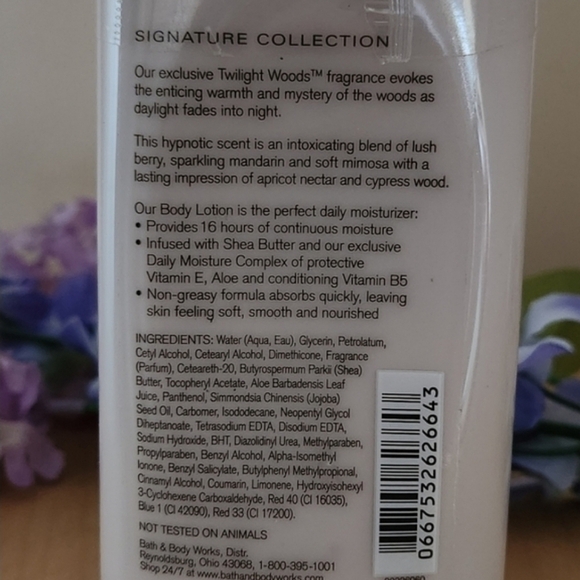 NWT Bath & Body Works Twlilight Woods Body Lotion - Picture 2 of 2